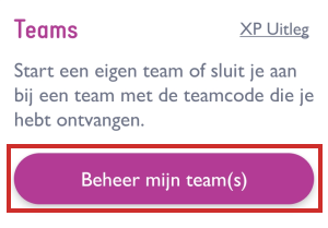 Ommetje: team maken